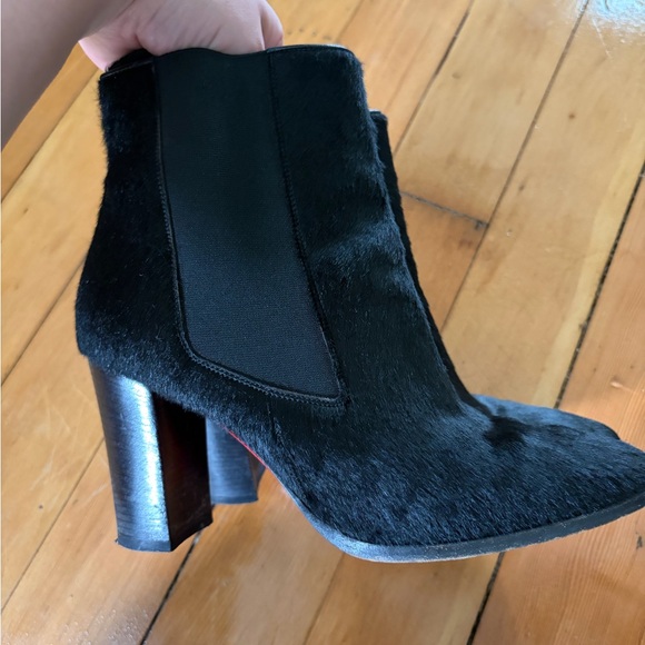 Christian Louboutin Black Heeled Boots - Picture 7 of 9